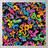 Seamless Layered Graphic: Sticker Shock Scatter ポスター (正面)