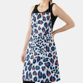 Seamless leopard skin pattern. Vintage. エプロン (インサイチュ)