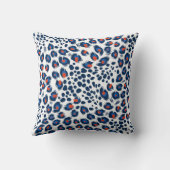 Seamless leopard skin pattern. Vintage.  クッション (裏面)