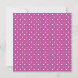 Seamless magenta background polka dot pattern サンキューカード