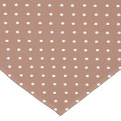 Seamless medium brown polka dot  pattern ショートテーブルランナー (コーナー)