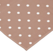 Seamless medium brown polka dot  pattern テーブルクロス (アングル)