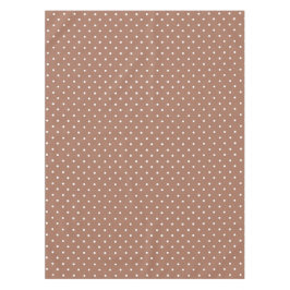Seamless medium brown polka dot  pattern テーブルクロス
