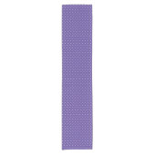 Seamless  medium purple polka dot pattern ショートテーブルランナー (正面)