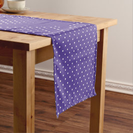 Seamless  medium purple polka dot pattern ショートテーブルランナー