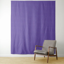 Seamless  medium purple polka dot pattern タペストリー
