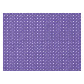 Seamless  medium purple polka dot pattern テーブルクロス (正面(横))