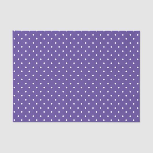 Seamless  medium purple polka dot pattern 薄葉紙 (正面)