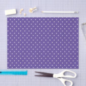 Seamless  medium purple polka dot pattern 薄葉紙 (クラフト)