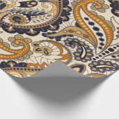 Seamless Paisley floral pattern. Colorful ornament ラッピングペーパー (角)