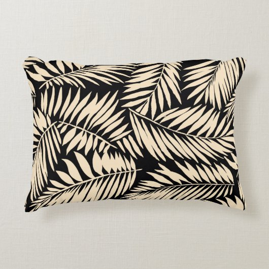 Seamless Palm Leaf Pattern in アクセントクッション (正面)