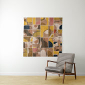 Seamless patchwork collage mix quilt pattern print タペストリー (インサイチュ(横))