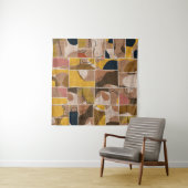 Seamless patchwork collage mix quilt pattern print タペストリー (インサイチュ)