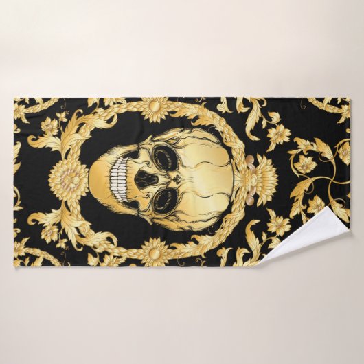 Seamless pattern, background In baroque, rococo, v バスタオル (バスタオル)