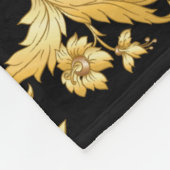 Seamless pattern, background In baroque, rococo, v フリースブランケット (角)