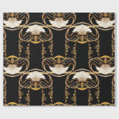Seamless pattern, background with decorative eleme ラッピングペーパー (フラット)