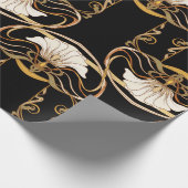 Seamless pattern, background with decorative eleme ラッピングペーパー (角)