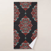 Seamless pattern based on traditional Asian elemen バスタオル (バスタオル)