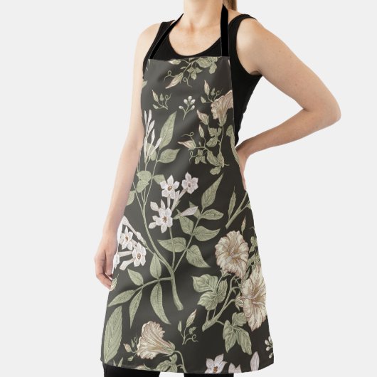 Seamless pattern. Beautiful fabric blooming realis エプロン (インサイチュ)