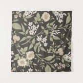 Seamless pattern. Beautiful fabric blooming realis タペストリー (正面(横))