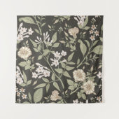 Seamless pattern. Beautiful fabric blooming realis タペストリー (正面)