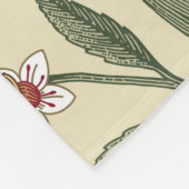 Seamless pattern. Beautiful fabric blooming realis フリースブランケット (角)