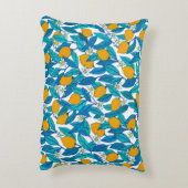 Seamless pattern. Blooming lemon. Flowers neroli. アクセントクッション (裏面(縦))