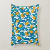 Seamless pattern. Blooming lemon. Flowers neroli. アクセントクッション (正面(垂直))