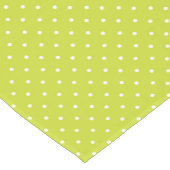 Seamless pattern  bright lime polka dot pattern ショートテーブルランナー (コーナー)