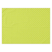 Seamless pattern  bright lime polka dot pattern テーブルクロス (正面(横))