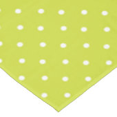 Seamless pattern  bright lime polka dot pattern テーブルクロス (アングル)