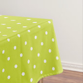 Seamless pattern  bright lime polka dot pattern テーブルクロス (インサイチュ)