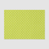 Seamless pattern  bright lime polka dot pattern 薄葉紙 (正面)