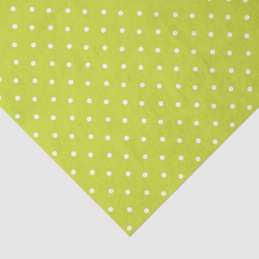 Seamless pattern  bright lime polka dot pattern 薄葉紙 (詳細)