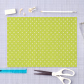 Seamless pattern  bright lime polka dot pattern 薄葉紙 (クラフト)
