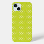 Seamless pattern  bright lime polka dot pattern Case-Mate iPhoneケース (裏面)
