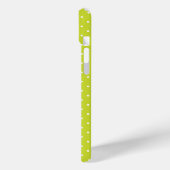 Seamless pattern  bright lime polka dot pattern Case-Mate iPhoneケース (裏面 / 左)