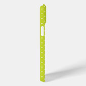 Seamless pattern  bright lime polka dot pattern Case-Mate iPhoneケース (裏面 / 右)