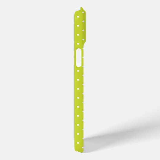 Seamless pattern  bright lime polka dot pattern Case-Mate iPhoneケース (裏面 / 右)