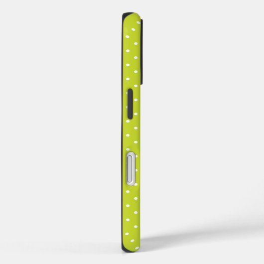 Seamless pattern  bright lime polka dot pattern Case-Mate iPhoneケース (裏面 / 右)