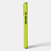 Seamless pattern  bright lime polka dot pattern Case-Mate iPhoneケース (裏面 / 左)
