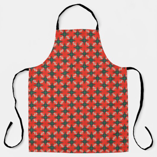 Seamless pattern: Christmas backgroundabstract,art エプロン (正面)