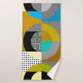 Seamless pattern. Circles pattern in geometric col バスタオル (バスタオル)