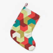 Seamless pattern. Endless background of geometric スモールクリスマスストッキング (正面 (吊り時))