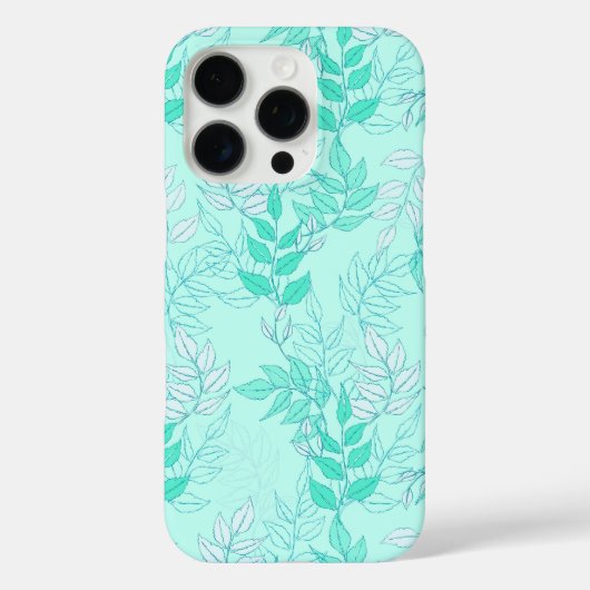 Seamless pattern featuring interconnected leafy br Case-Mate iPhoneケース (裏面)