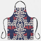 Seamless pattern in oriental styleabstract, arabic エプロン (正面)