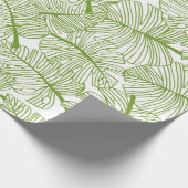 Seamless pattern Monstera leaves background. Flora ラッピングペーパー (角)