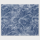 seamless pattern of flowers and leaves of watercol ラッピングペーパー (フラット)