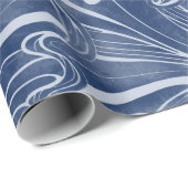 seamless pattern of flowers and leaves of watercol ラッピングペーパー (ロールコーナー)