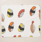 seamless pattern of Sushi シェルパブランケット (正面(横))
